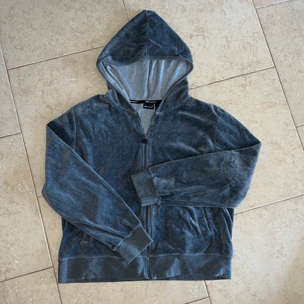 Vintage style Champion zip up “hoodie